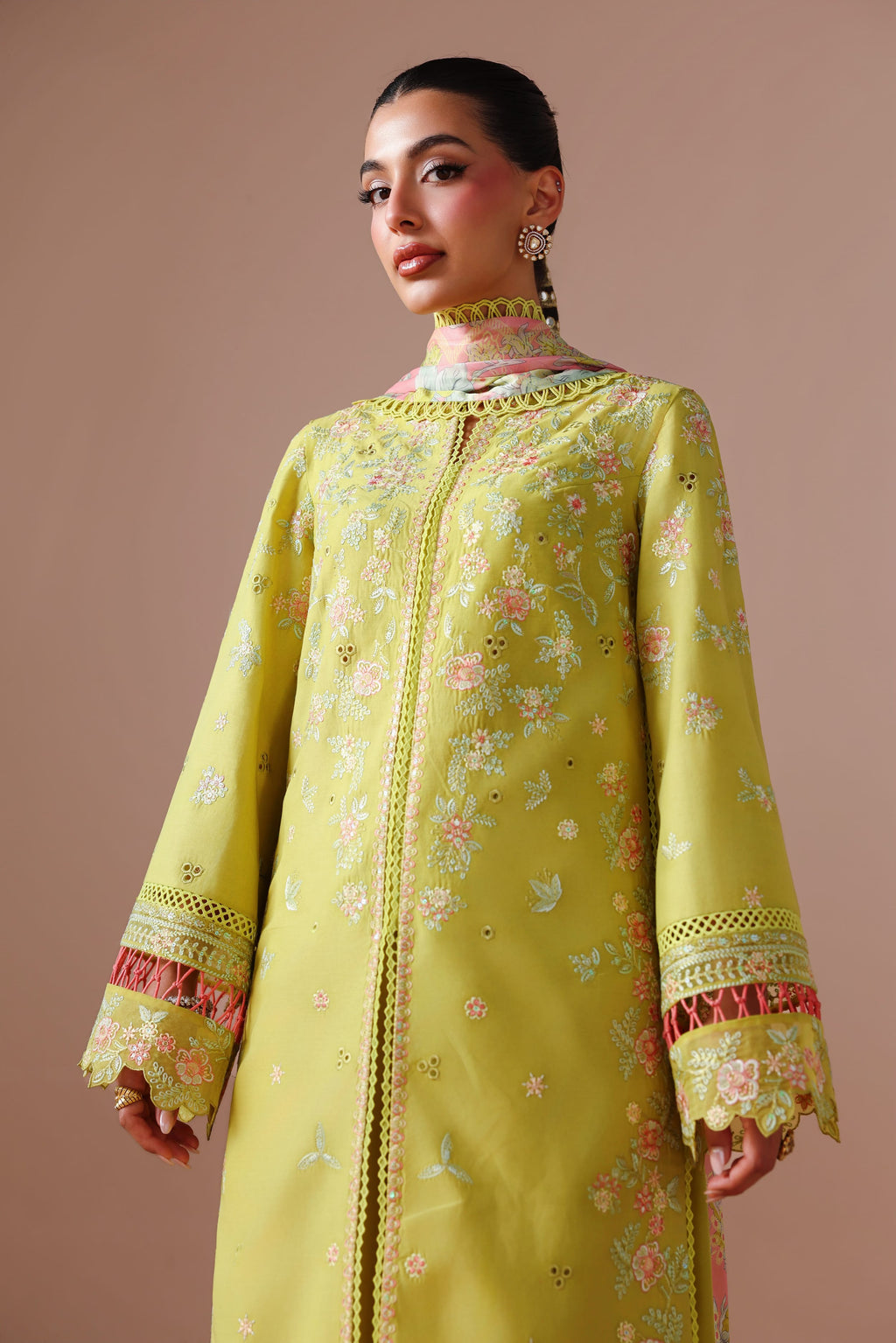 Zarmina Cotton Pakistani Summer Dresses - Akbar Aslam - 2