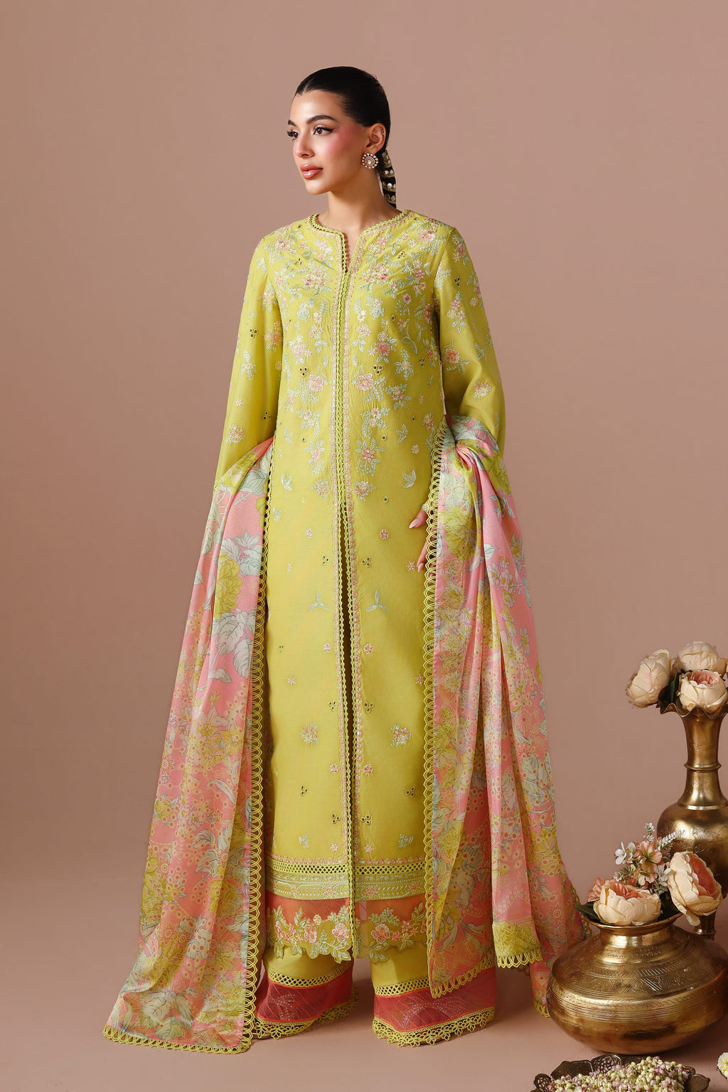 Zarmina Cotton Pakistani Summer Dresses - Akbar Aslam - 3