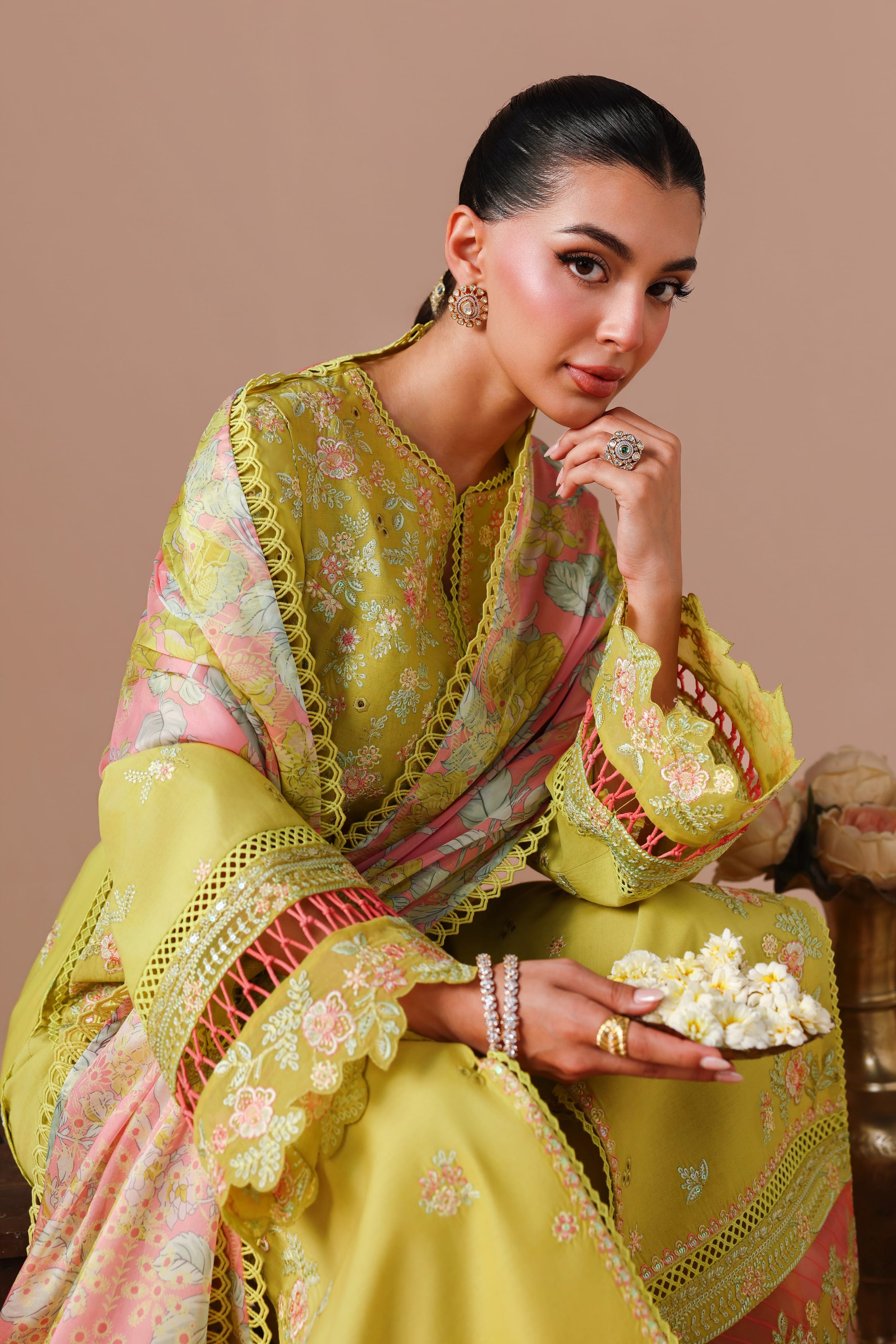 Zarmina Cotton Pakistani Summer Dresses - Akbar Aslam - 6