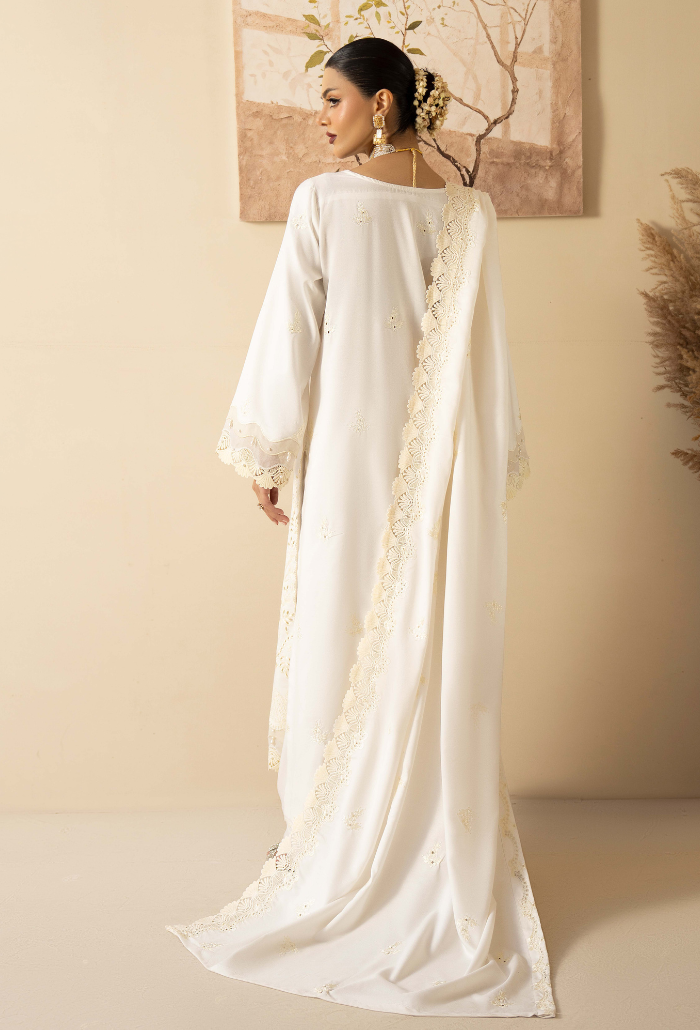 Jugnu By Humdum - D02 Premium Fabric Pakistani Winter Dresses - Humdum - 2