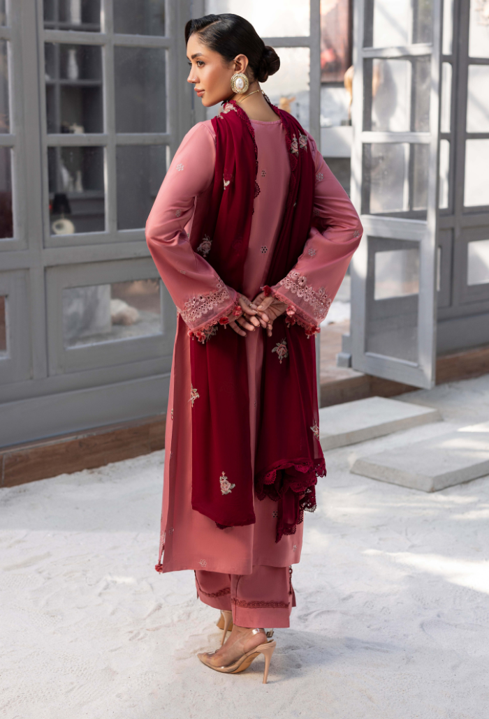 Fareeha - D04 Chiffon Pakistani Winter Dresses - Humdum - 3