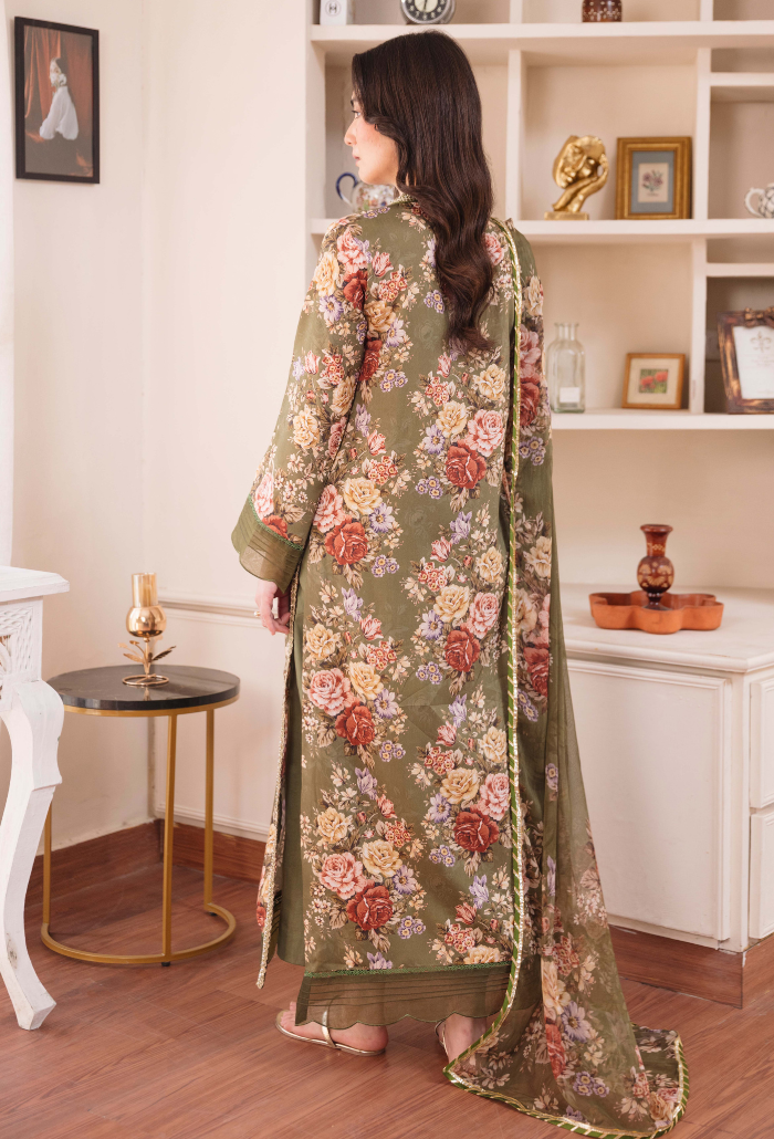 COCO - D04 Chiffon Pakistani Winter Dresses - Humdum - 2
