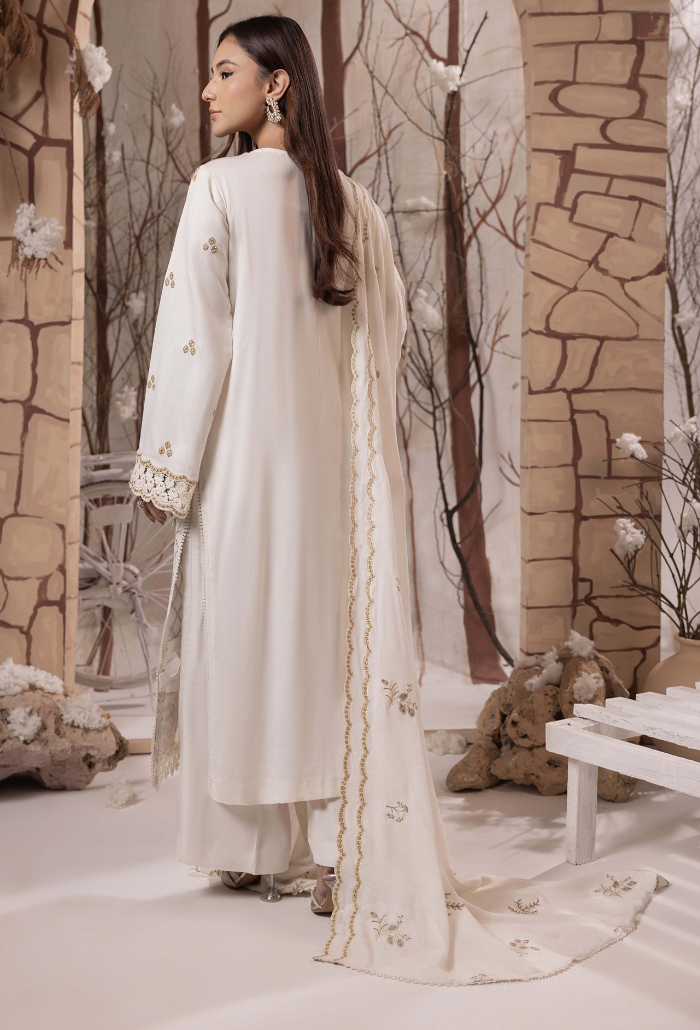 Irina-D07 Premium Fabric Pakistani Winter Dresses - Humdum - 3