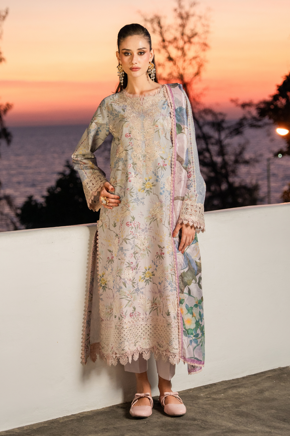RIVANA (AZ-07) Lawn Pakistani Summer Dresses - aabyaan - 1