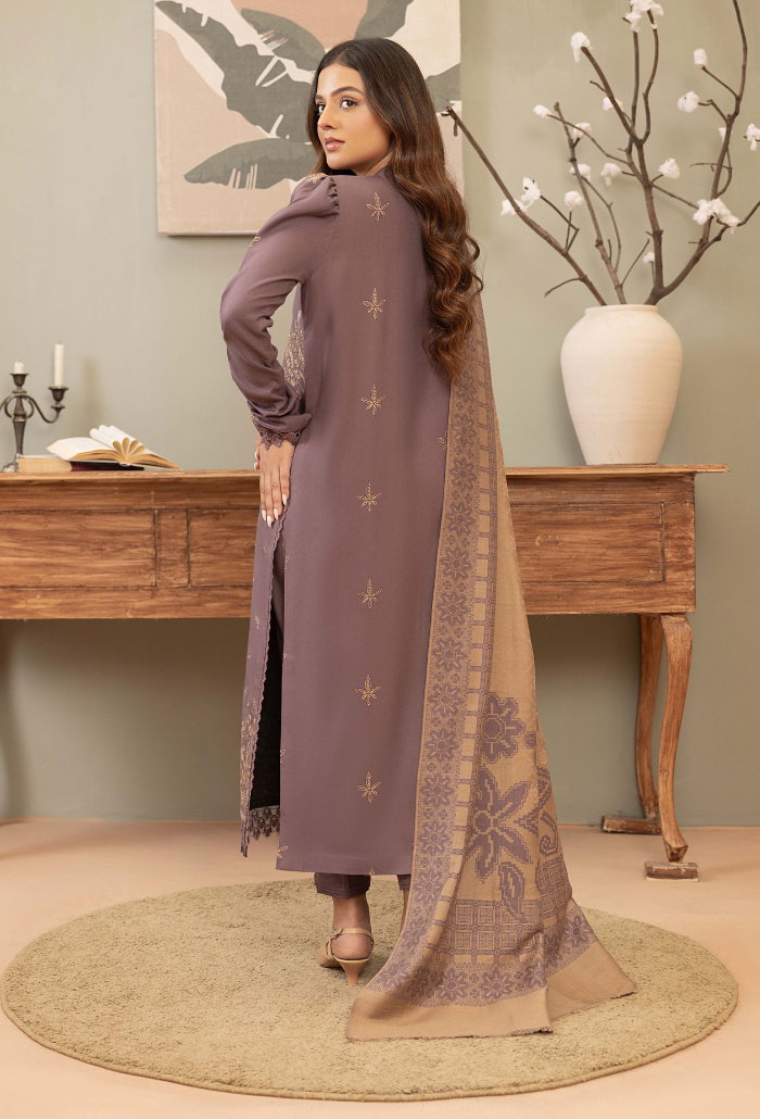 Carvan-D09 Premium Fabric Pakistani Winter Dresses - Humdum - 3