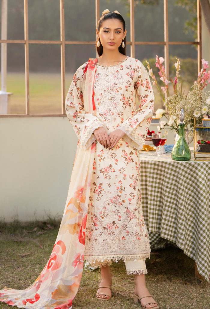 Gardenia'26 - D05 Chiffon Pakistani Summer Dresses - Humdum - 1