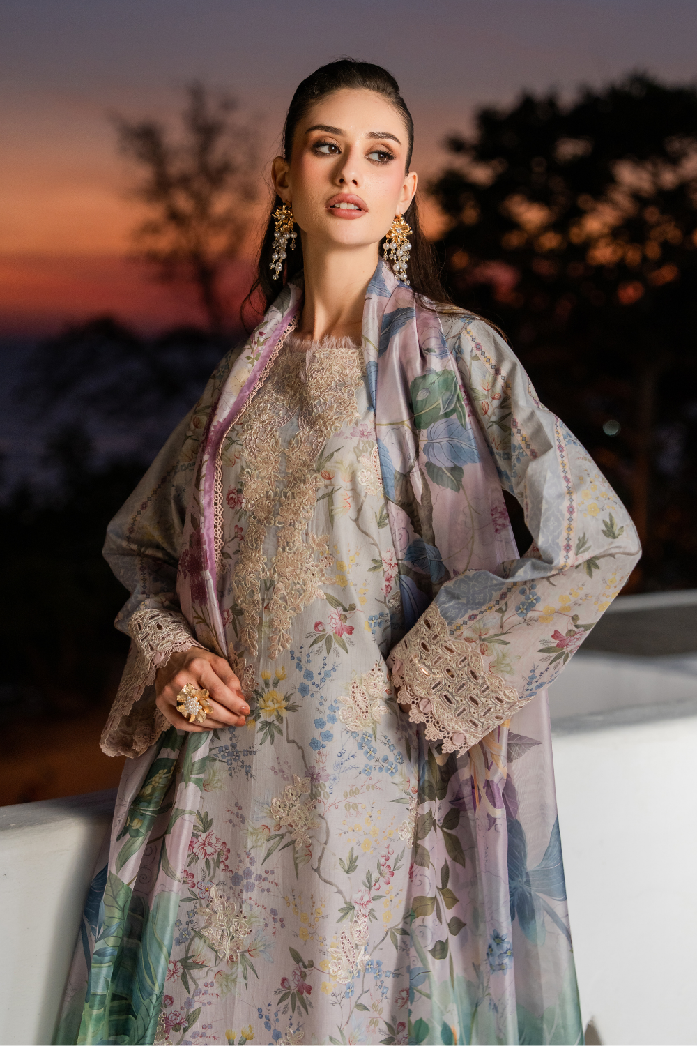 RIVANA (AZ-07) Lawn Pakistani Summer Dresses - aabyaan - 4