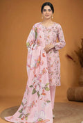 Floral Lawn Cotton Pakistani Summer Dresses - Humdum - 1