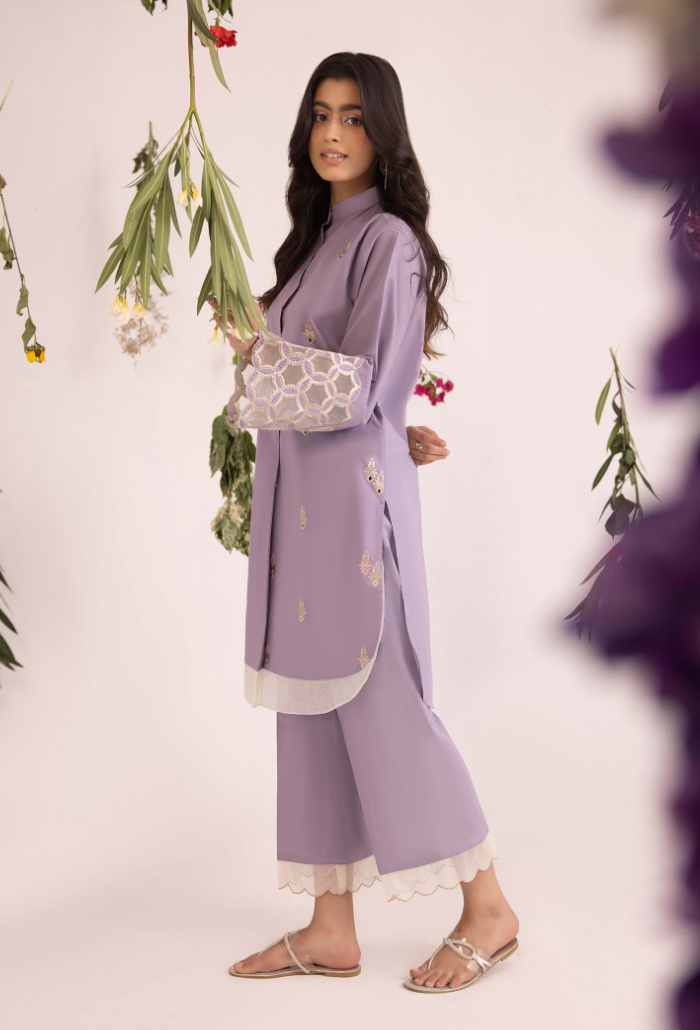 Pret 2 - D01 Lawn Pakistani Summer Dresses - Humdum - 3