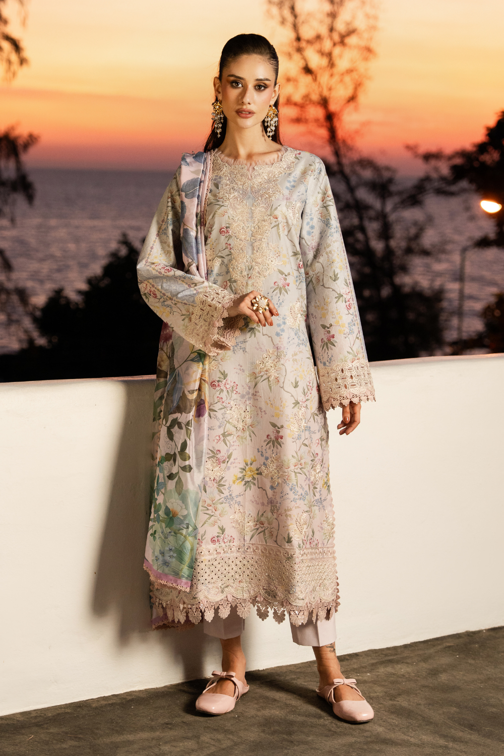 RIVANA (AZ-07) Lawn Pakistani Summer Dresses - aabyaan - 3