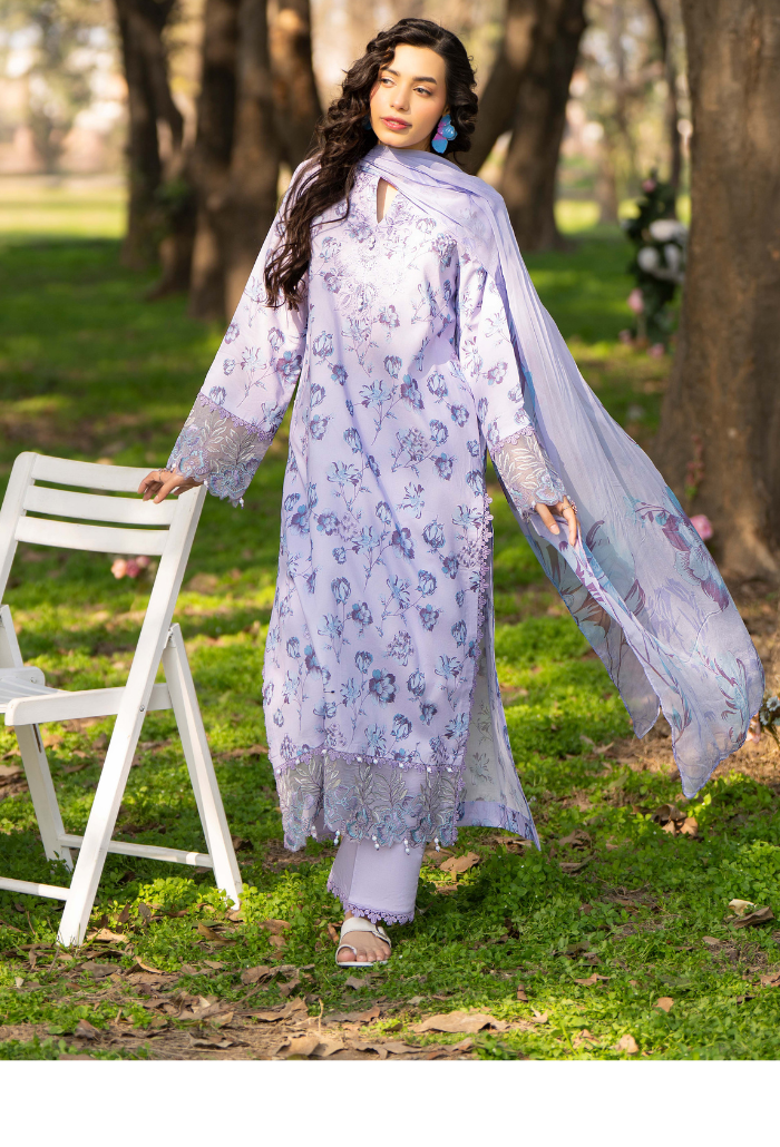 Eden Garden Chapter 3 - D09 Chiffon Pakistani Summer Dresses - Humdum - 3
