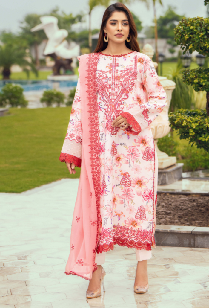 Diva - D07 Chiffon Pakistani Winter Dresses - Humdum - 1