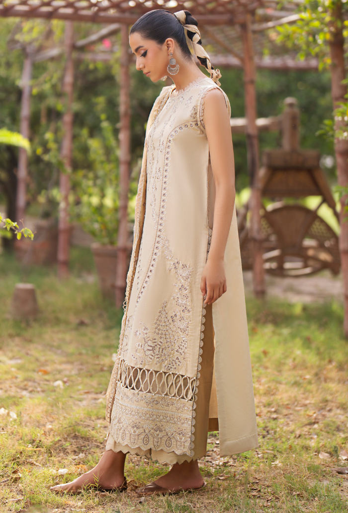 Selin - D08 Chiffon Pakistani Summer Dresses - Humdum - 3