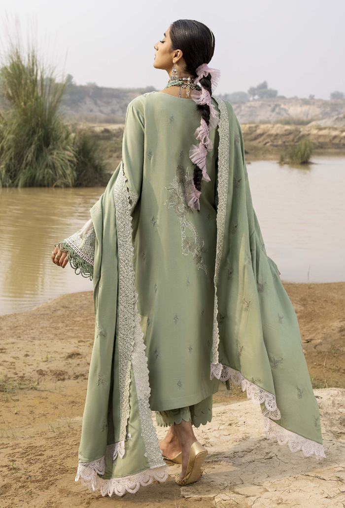 Sierra-D02 Premium Fabric Pakistani Winter Dresses - Humdum - 3