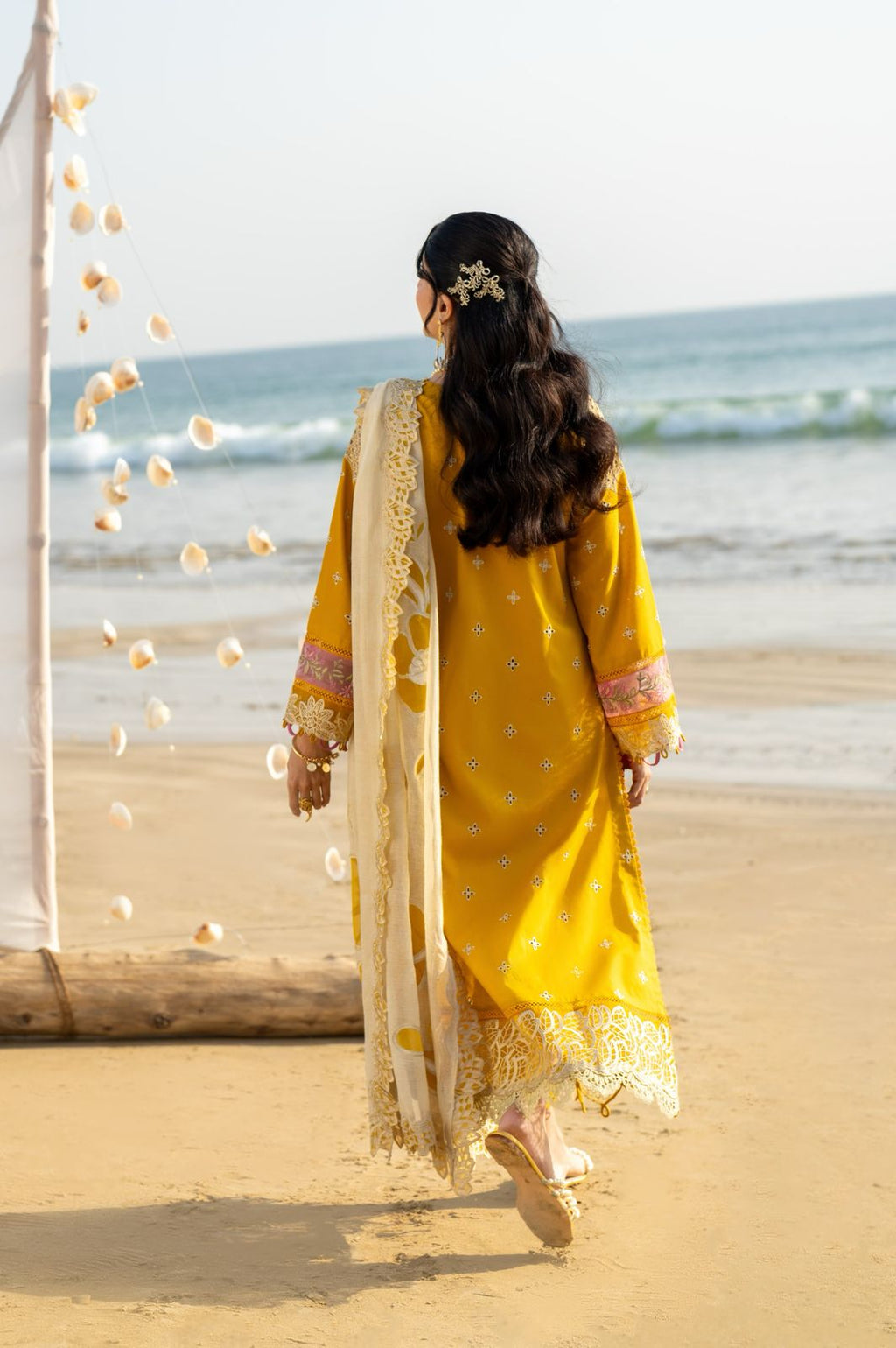 ZIYANA (AS-05) Cotton Pakistani Summer Dresses - aabyaan - 2