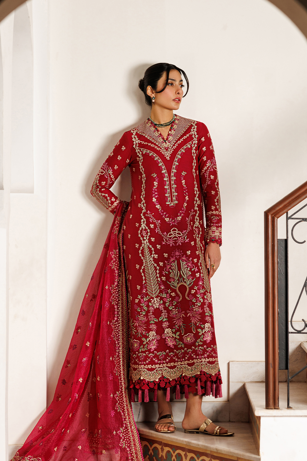 GARDENIA GLOW Pakistani Designer Dress