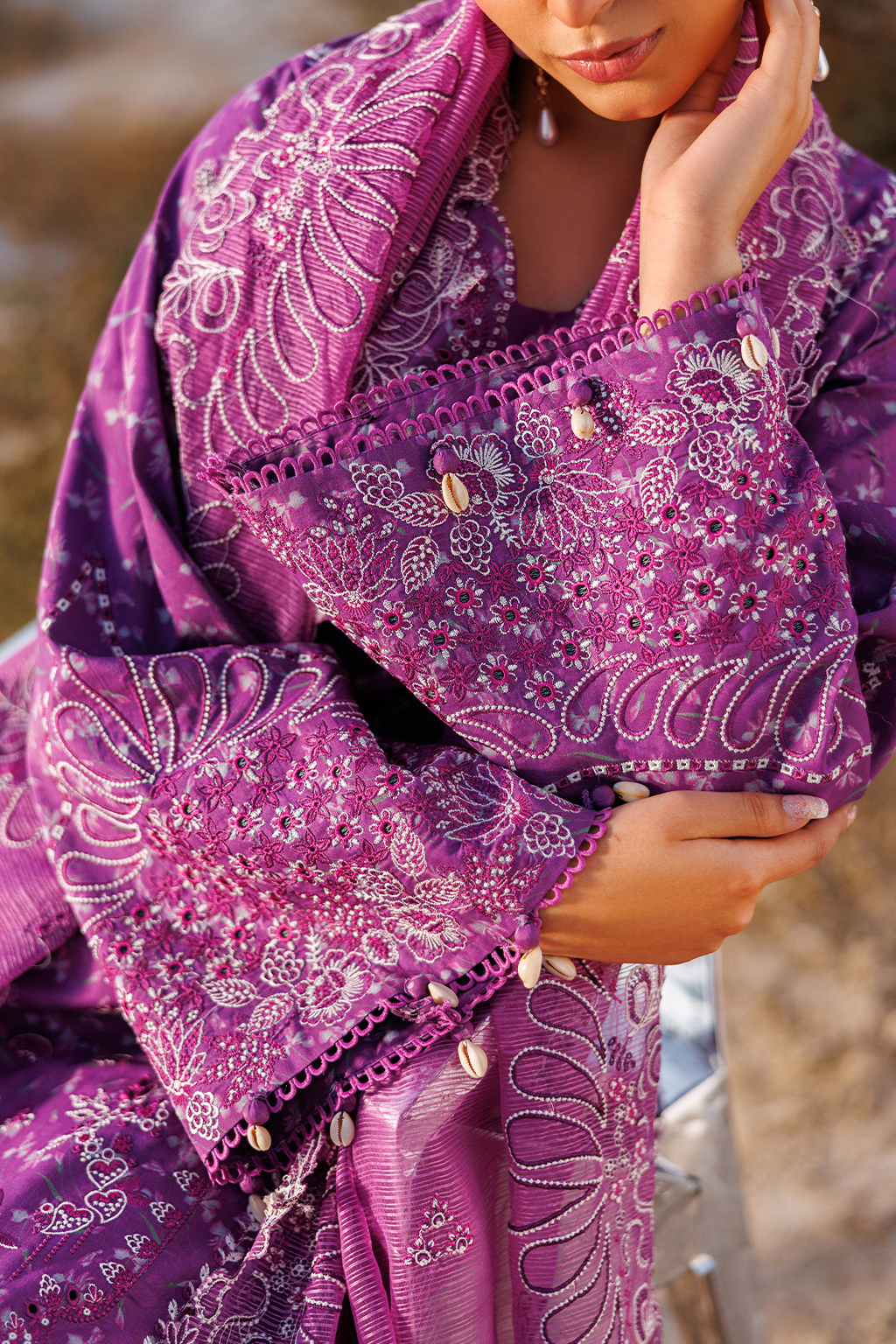 FLORAL FRENZY Luxury Pakistani Fashion
