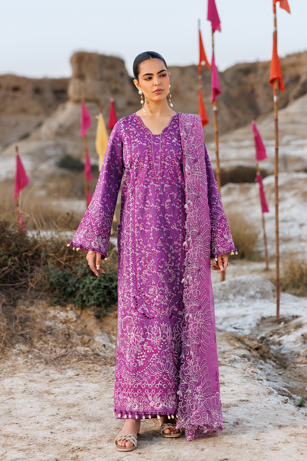 FLORAL FRENZY Luxury Pakistani Fashion
