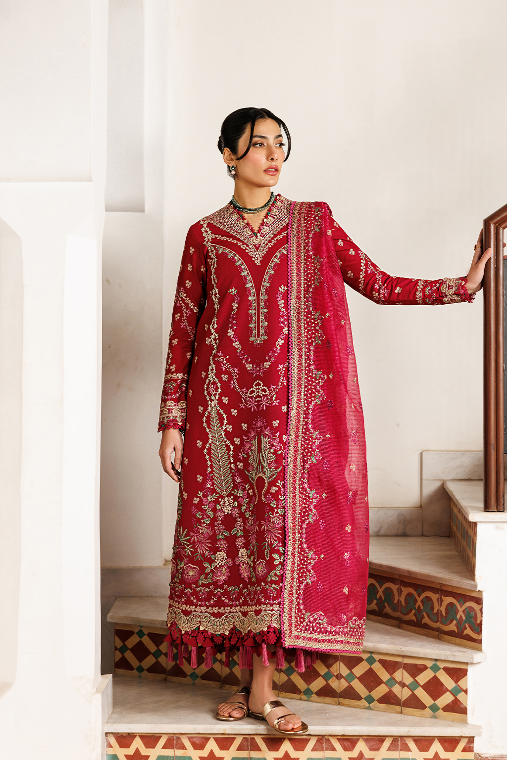 GARDENIA GLOW Pakistani Designer Dress