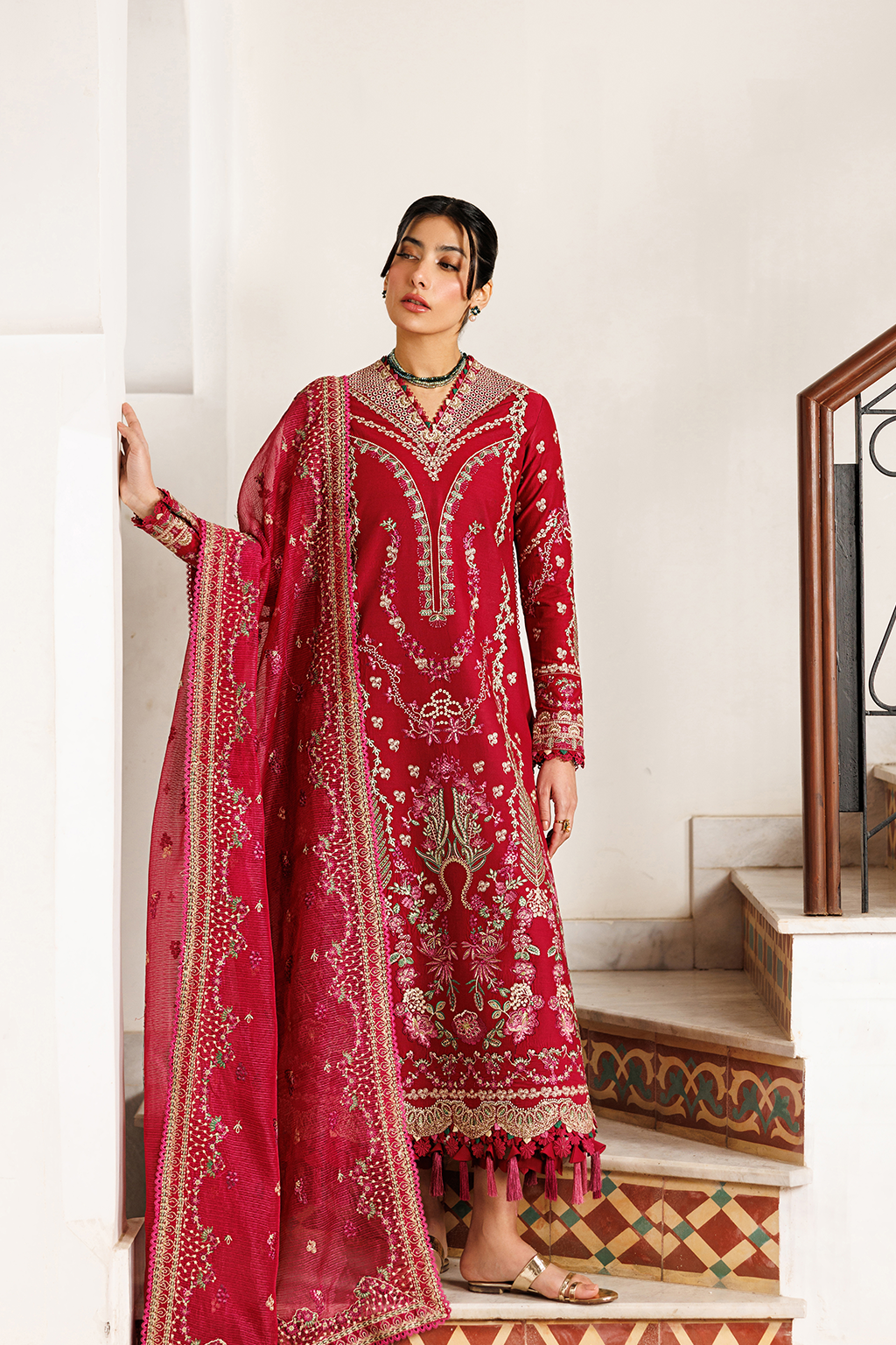 GARDENIA GLOW Pakistani Designer Dress