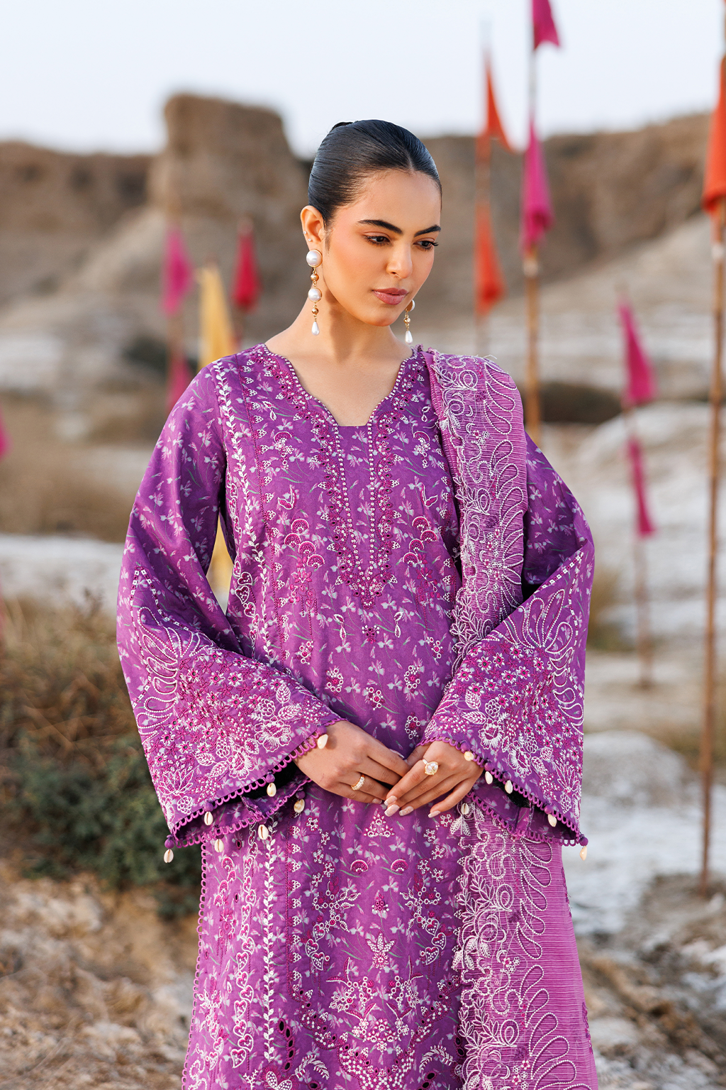 FLORAL FRENZY Luxury Pakistani Fashion