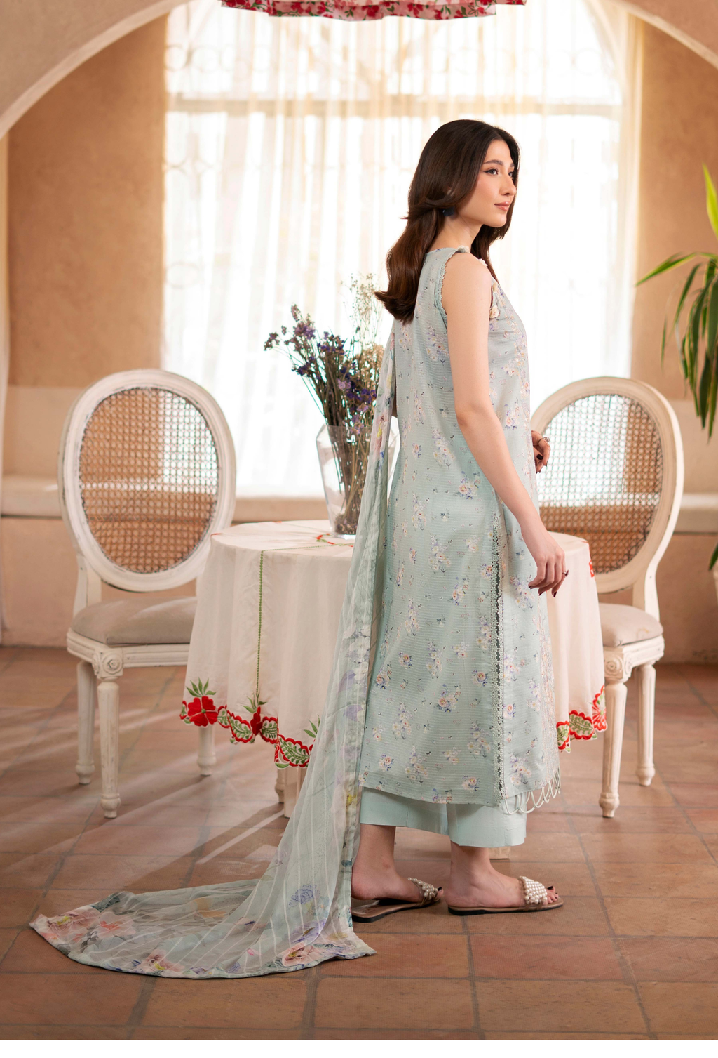 Kanwal - D04 Chiffon Pakistani Summer Dresses - Humdum - 2