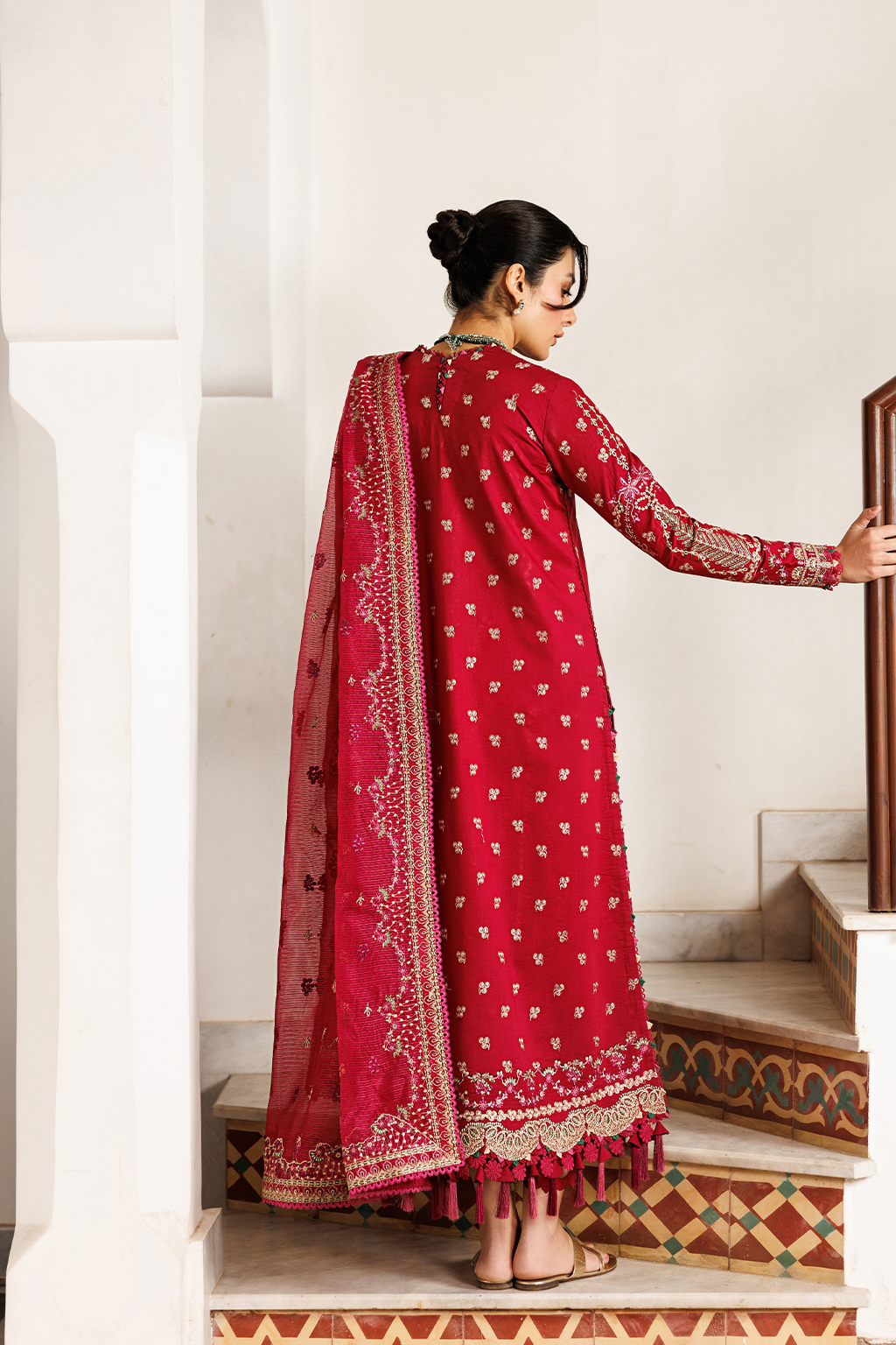 GARDENIA GLOW Pakistani Designer Dress