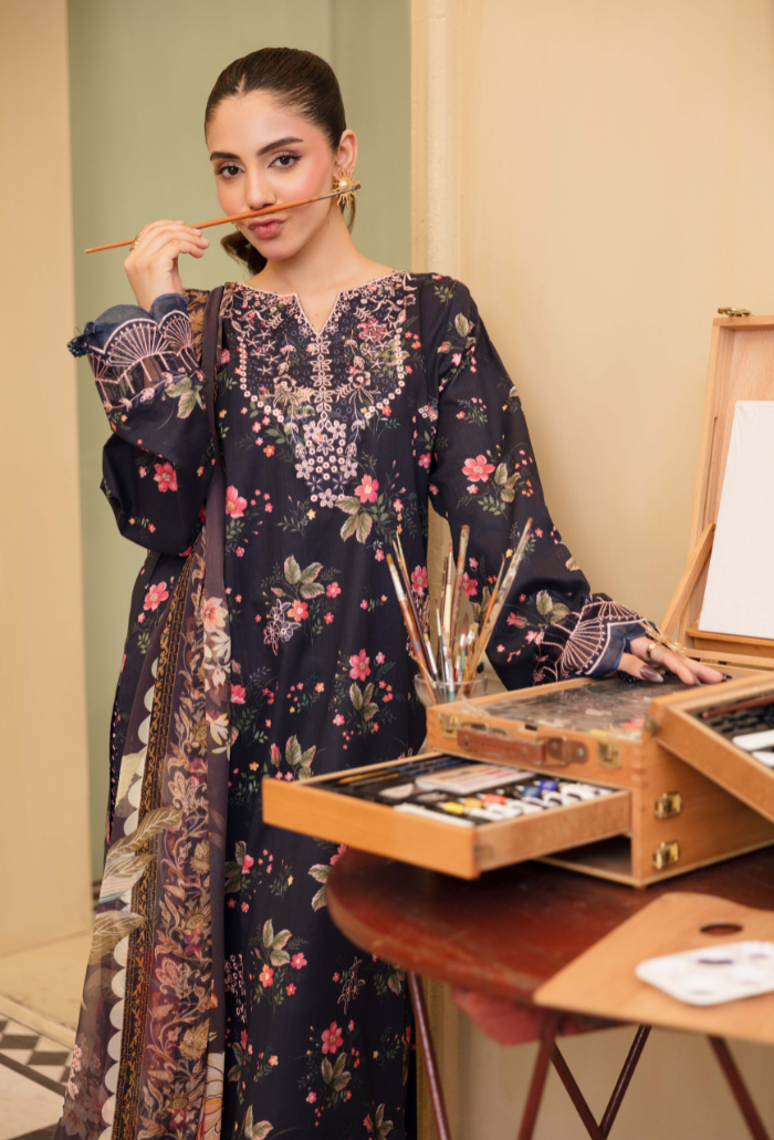 Senora'2 - D08 Organza Pakistani Summer Dresses - Humdum - 4