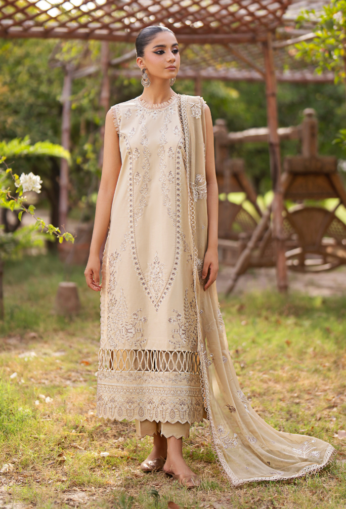 Selin - D08 Chiffon Pakistani Summer Dresses - Humdum - 4
