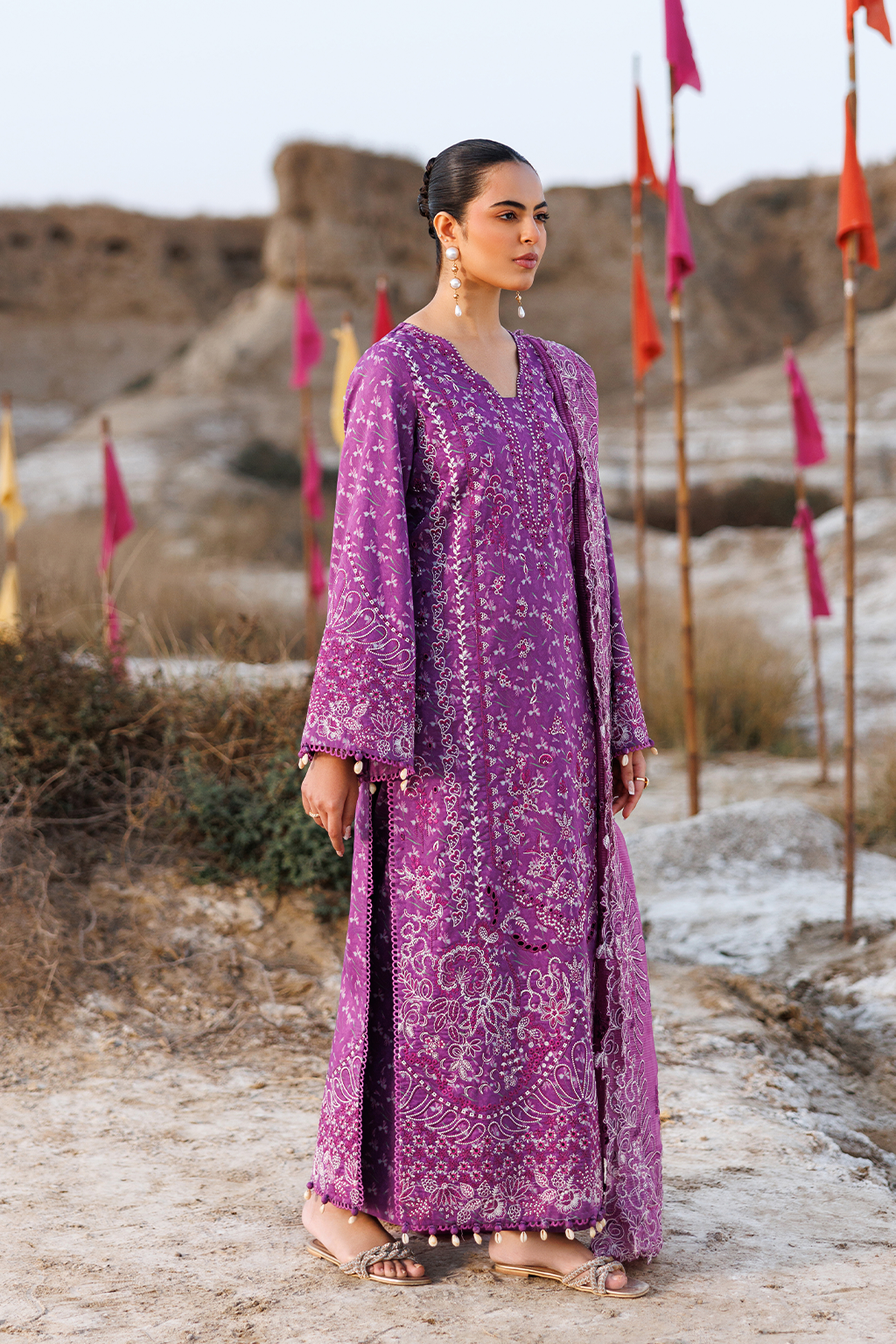 FLORAL FRENZY Luxury Pakistani Fashion
