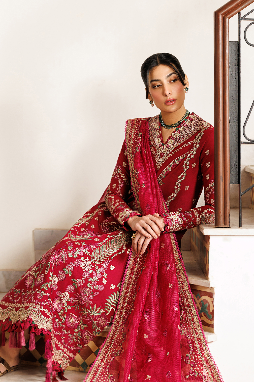 GARDENIA GLOW Pakistani Designer Dress