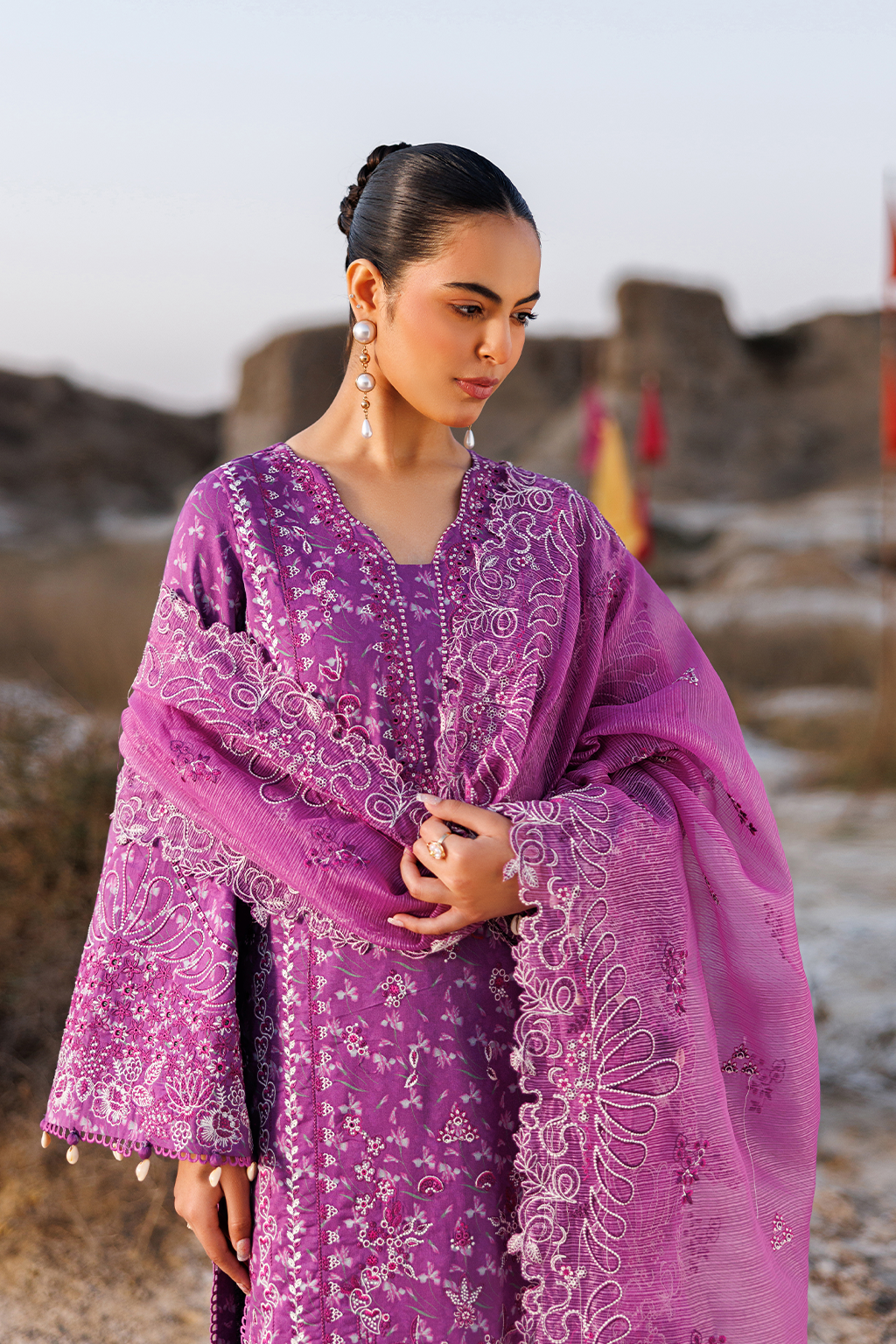FLORAL FRENZY Luxury Pakistani Fashion