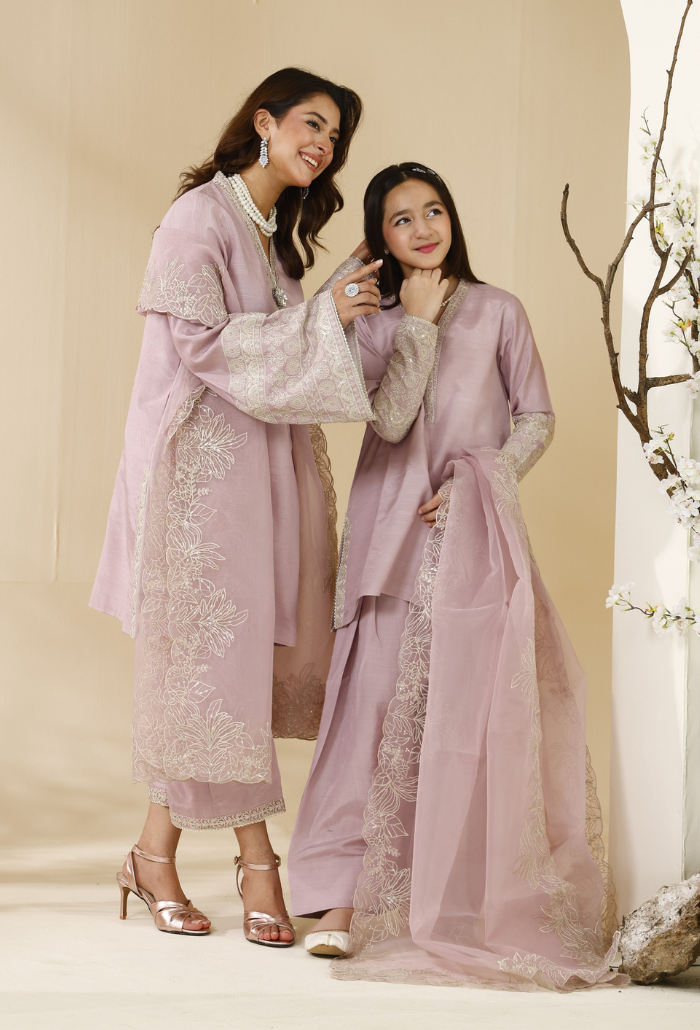 Rabt - D02 Raw Silk Pakistani Formal Dresses - Humdum - 6
