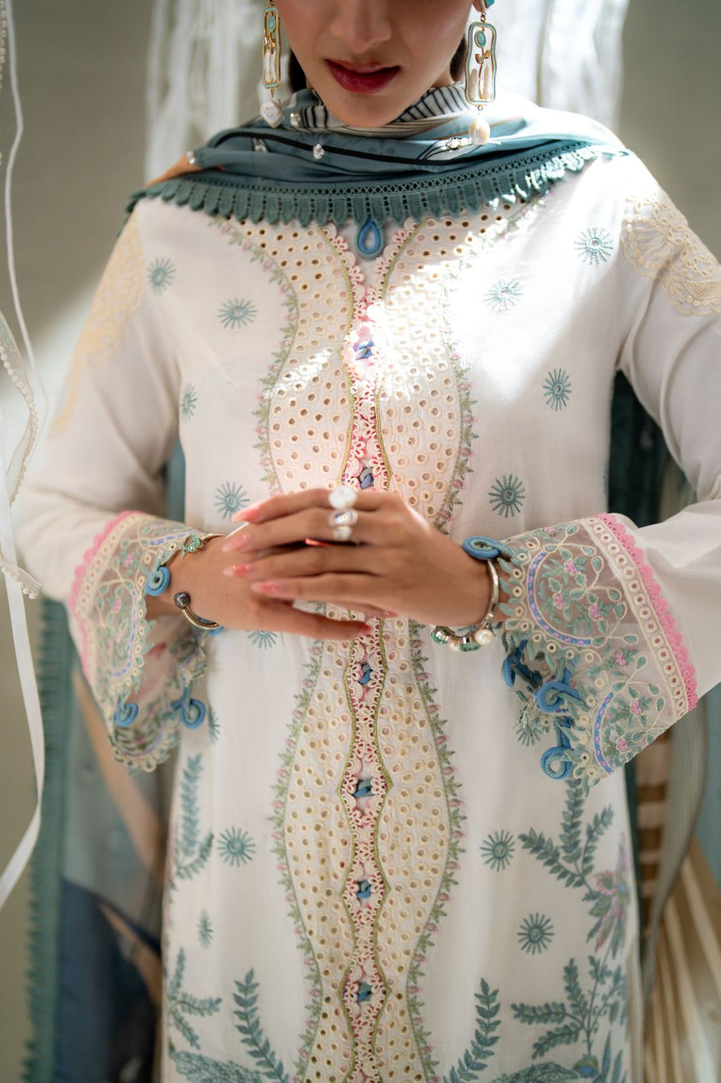 ZAIRA (AS-09) Cotton Pakistani Summer Dresses - aabyaan - 4