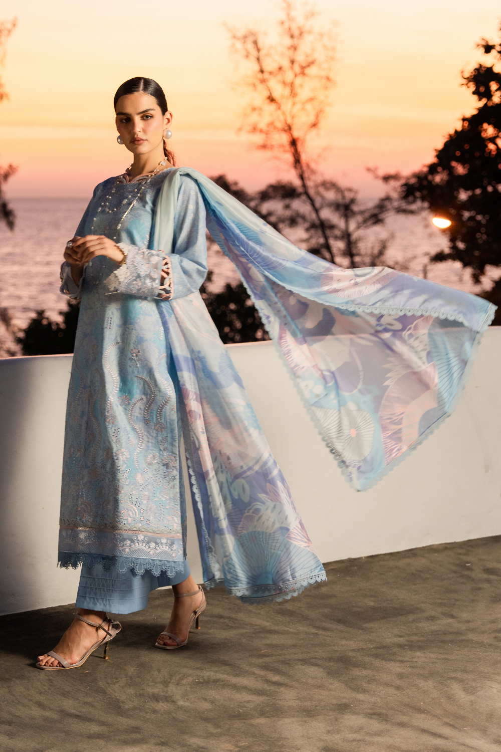 CALINA (AZ-09) Lawn Pakistani Summer Dresses - aabyaan - 4
