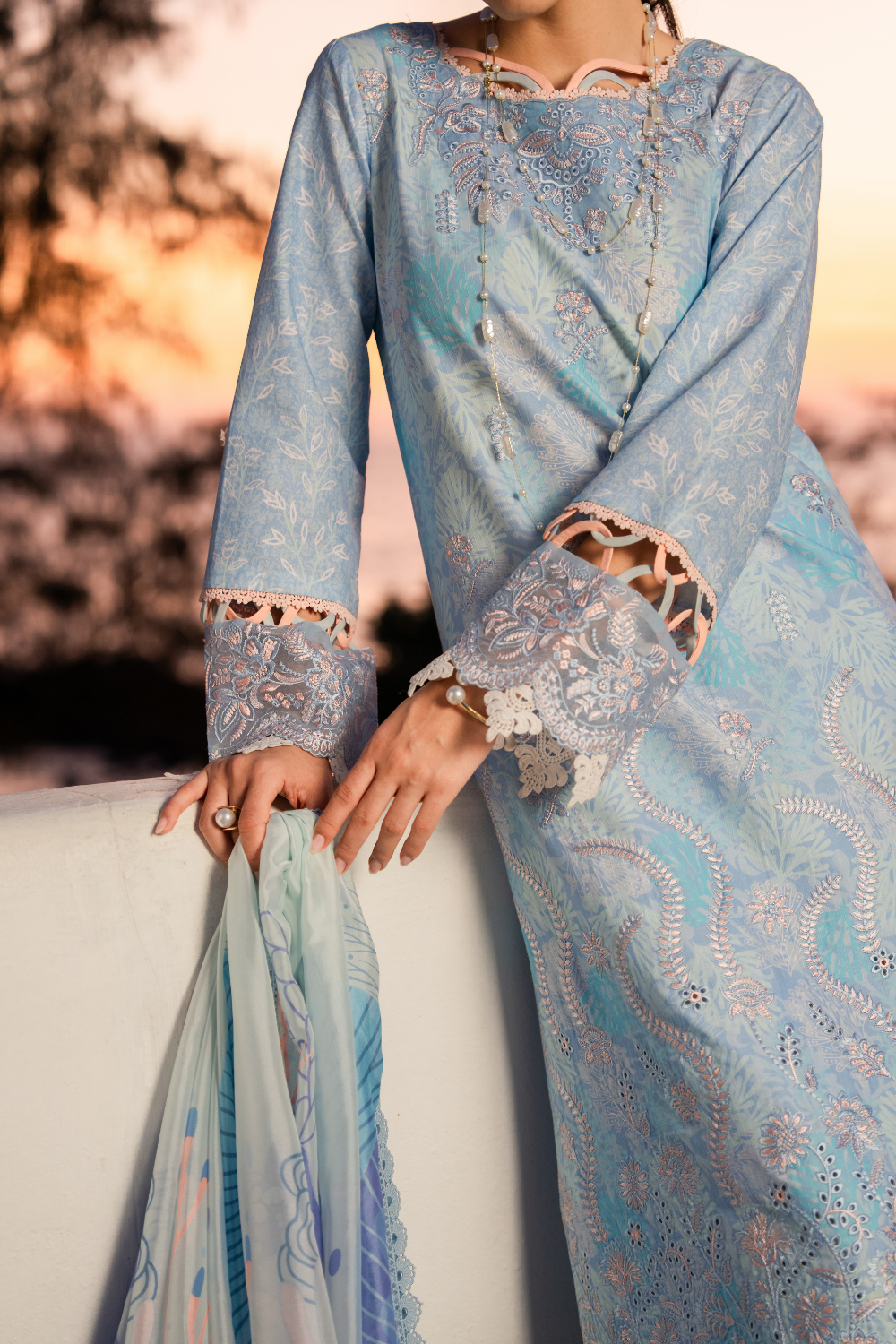 CALINA (AZ-09) Lawn Pakistani Summer Dresses - aabyaan - 5