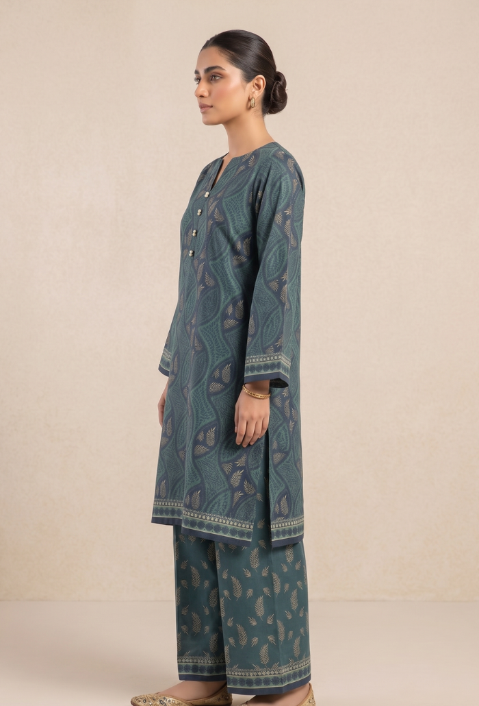 Ethnic By Humdum - D08 Lawn Pakistani Summer Dresses - Humdum - 2