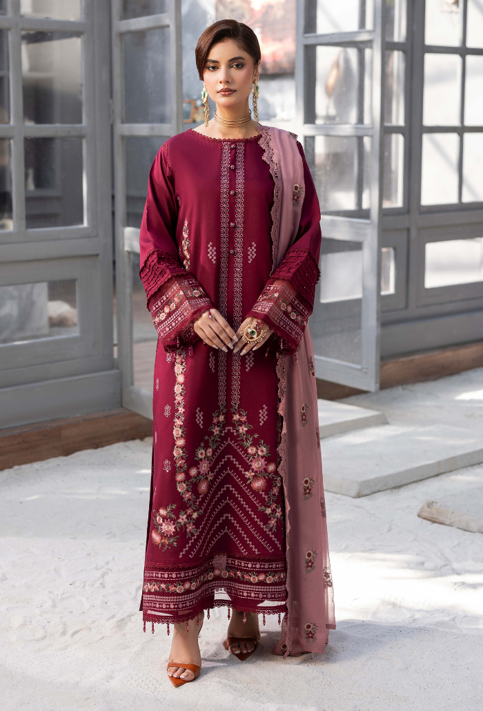Fareeha - D07 Chiffon Pakistani Winter Dresses - Humdum - 2