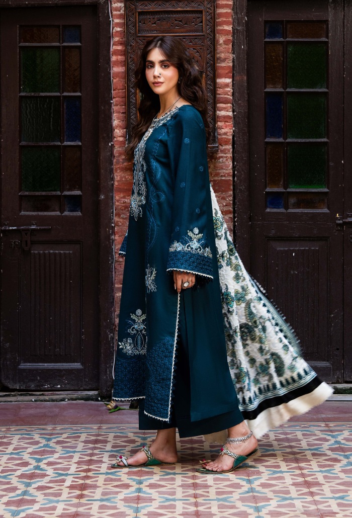 ZOUQ CHAPTER 2 - D04 Premium Fabric Pakistani Winter Dresses - Humdum - 2