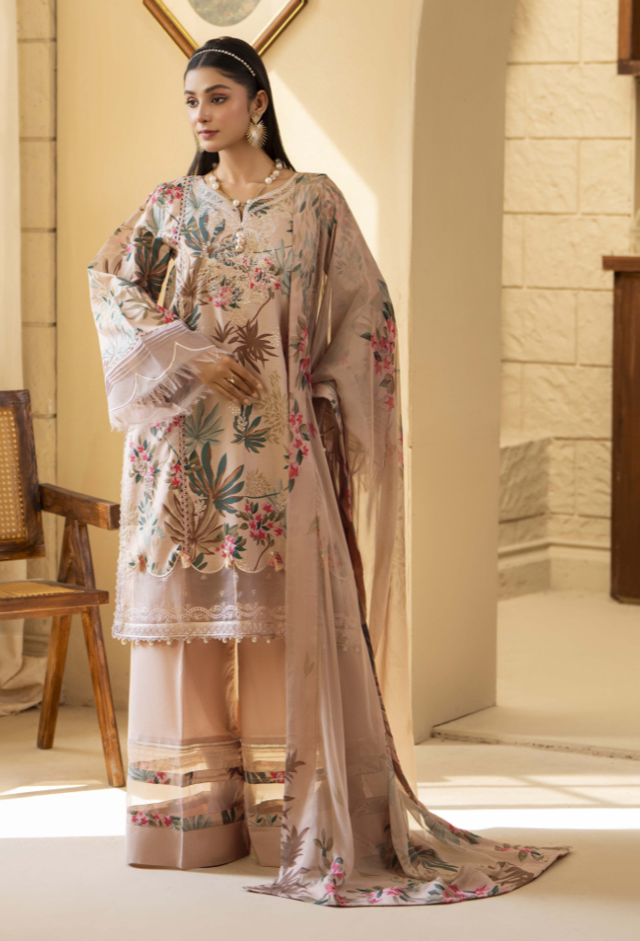 Senora - D07 Chiffon Pakistani Summer Dresses - Humdum - 1