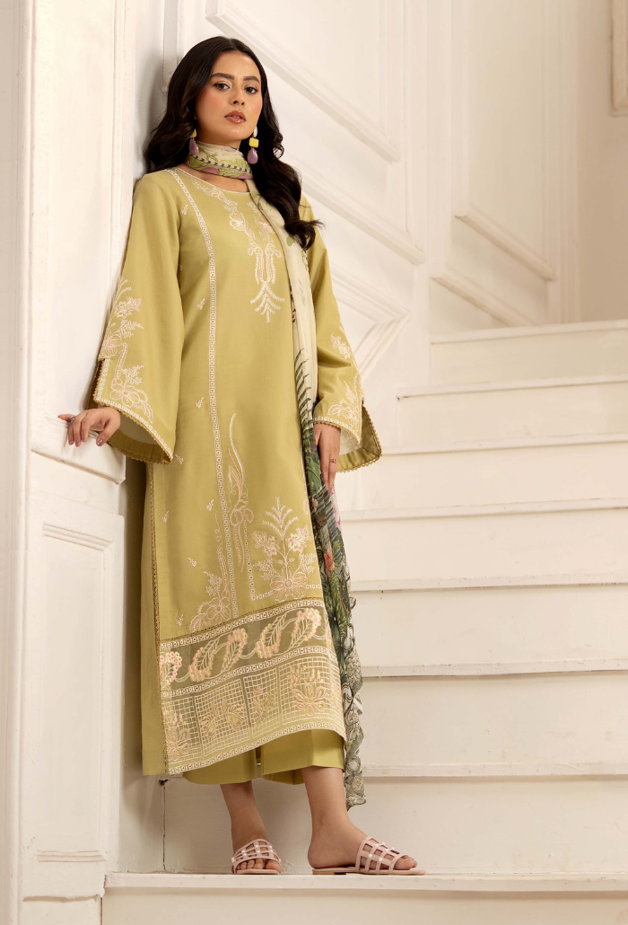 Inara-D07 Organza Pakistani Summer Dresses - Humdum - 1