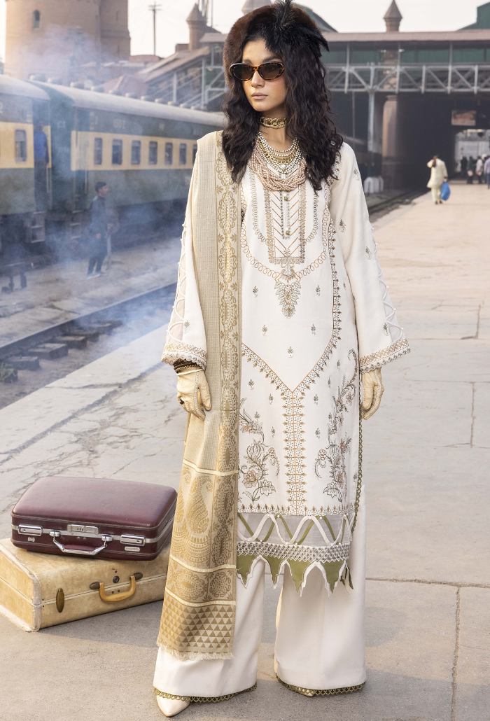 Rahgeer - D04 Jacquard Pakistani Winter Dresses - Humdum - 1