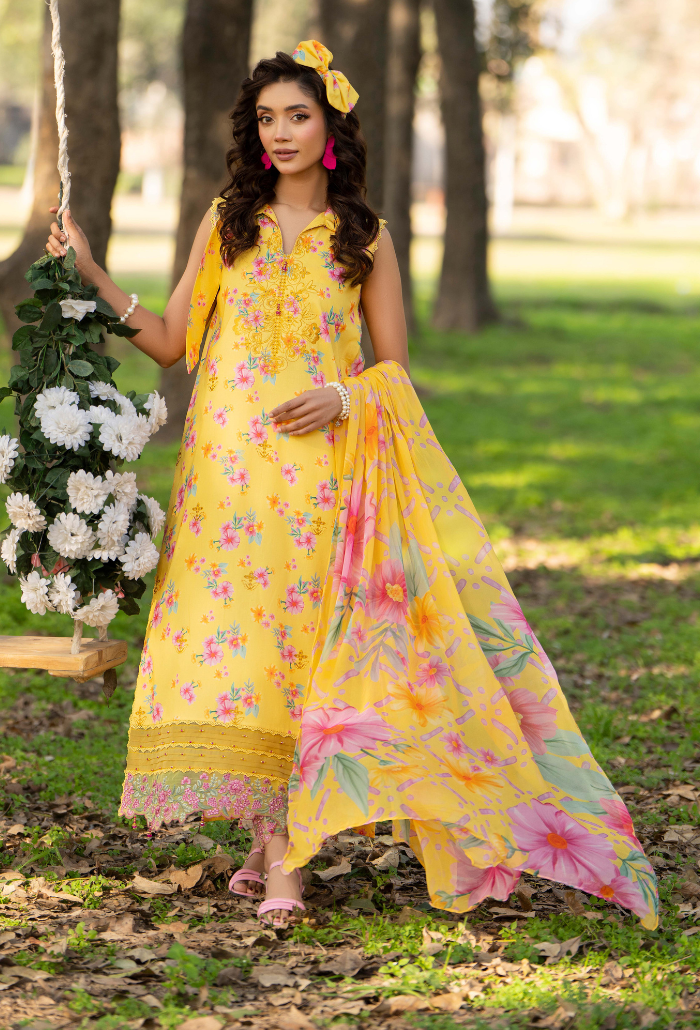Eden Garden Chapter 3 - D03 Chiffon Pakistani Summer Dresses - Humdum - 1