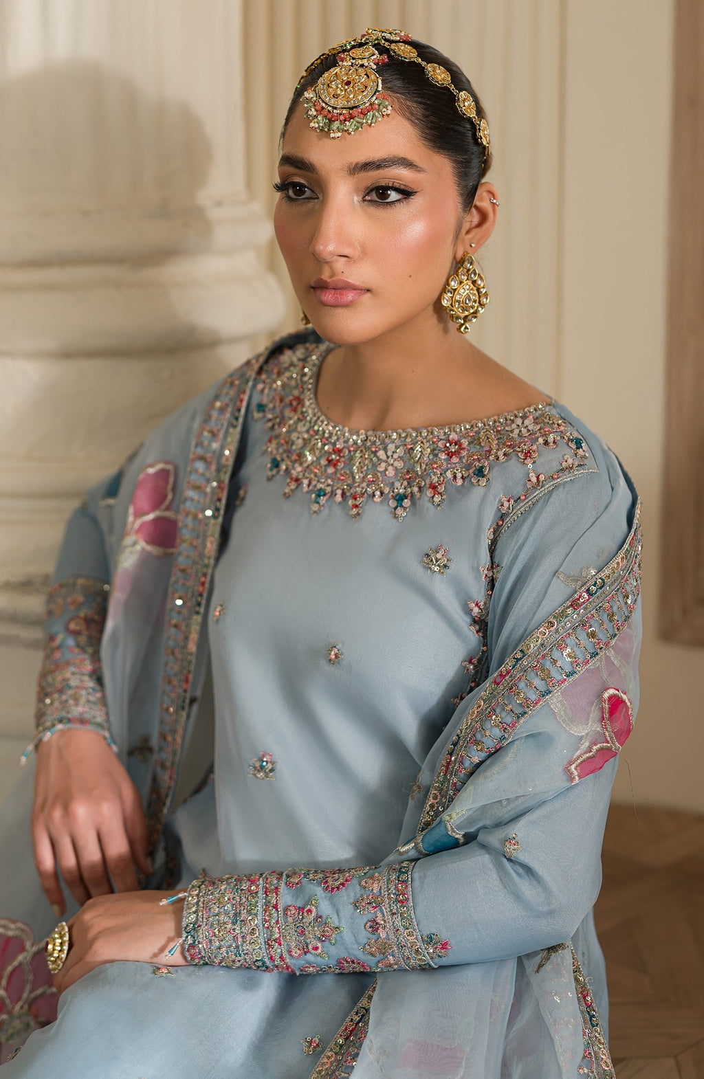 Esra Raw Silk Pakistani Formal Dresses