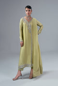 Gold Dust Silk Pakistani Formal Dresses - AJR Couture - 1