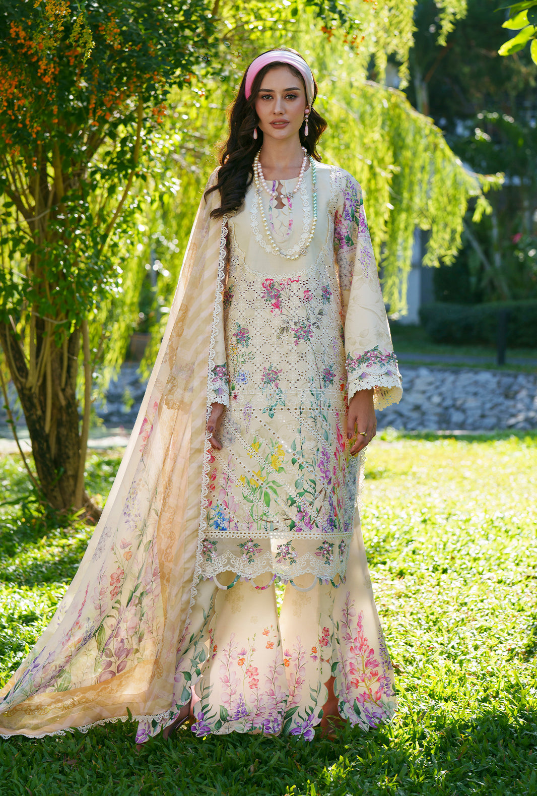 Lila Pakistani Summer Dresses Collection
