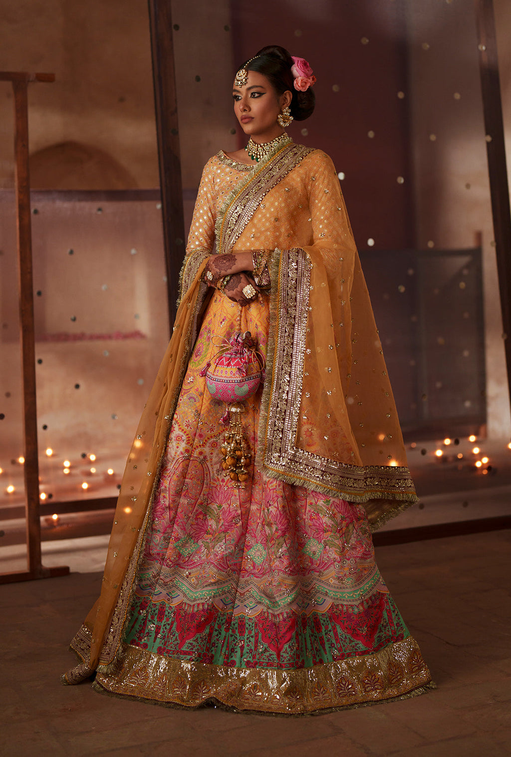 Aab-E-Zar Embroidered Pakistani Dress