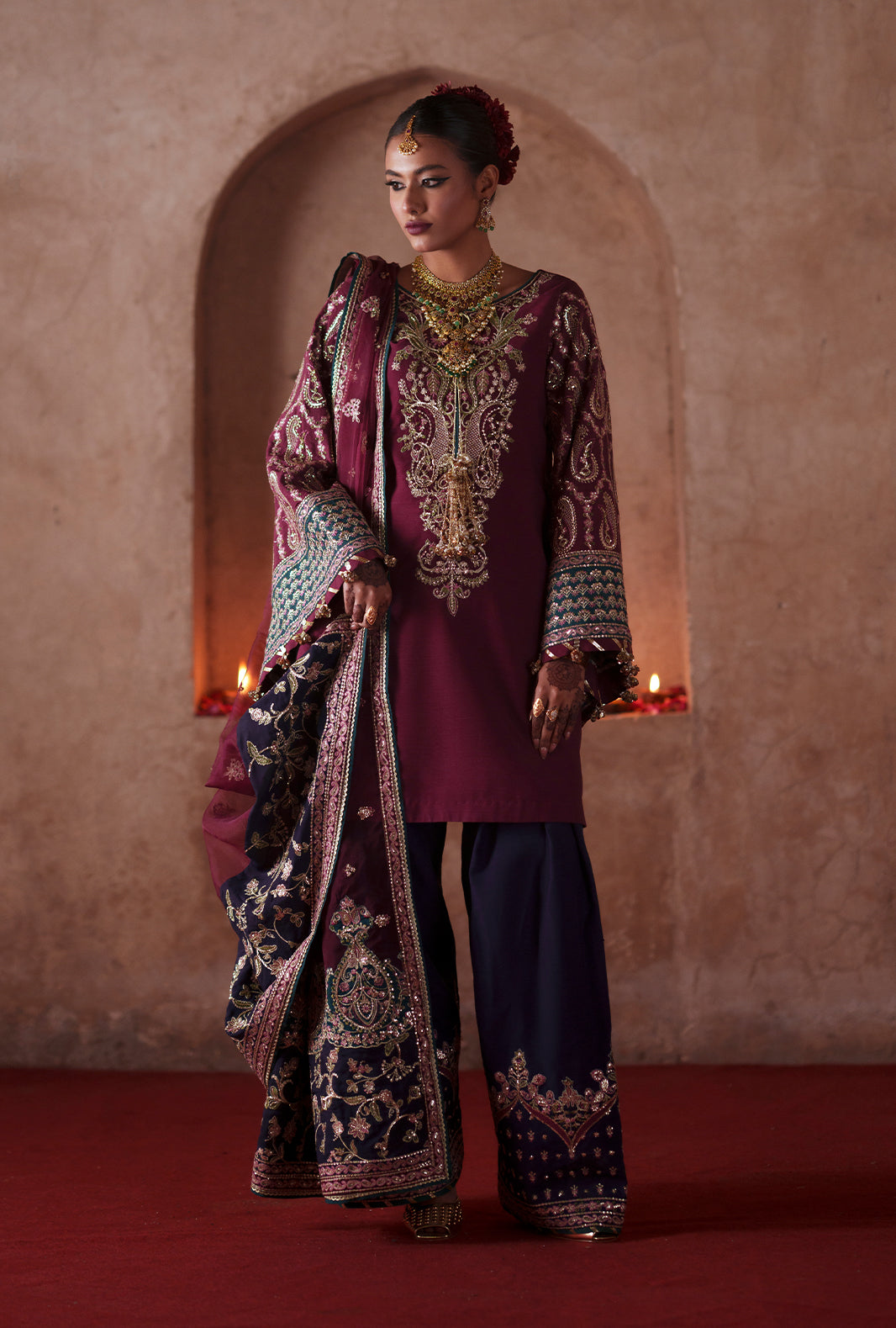 Haya Raw Silk Pakistani Formal Dresses
