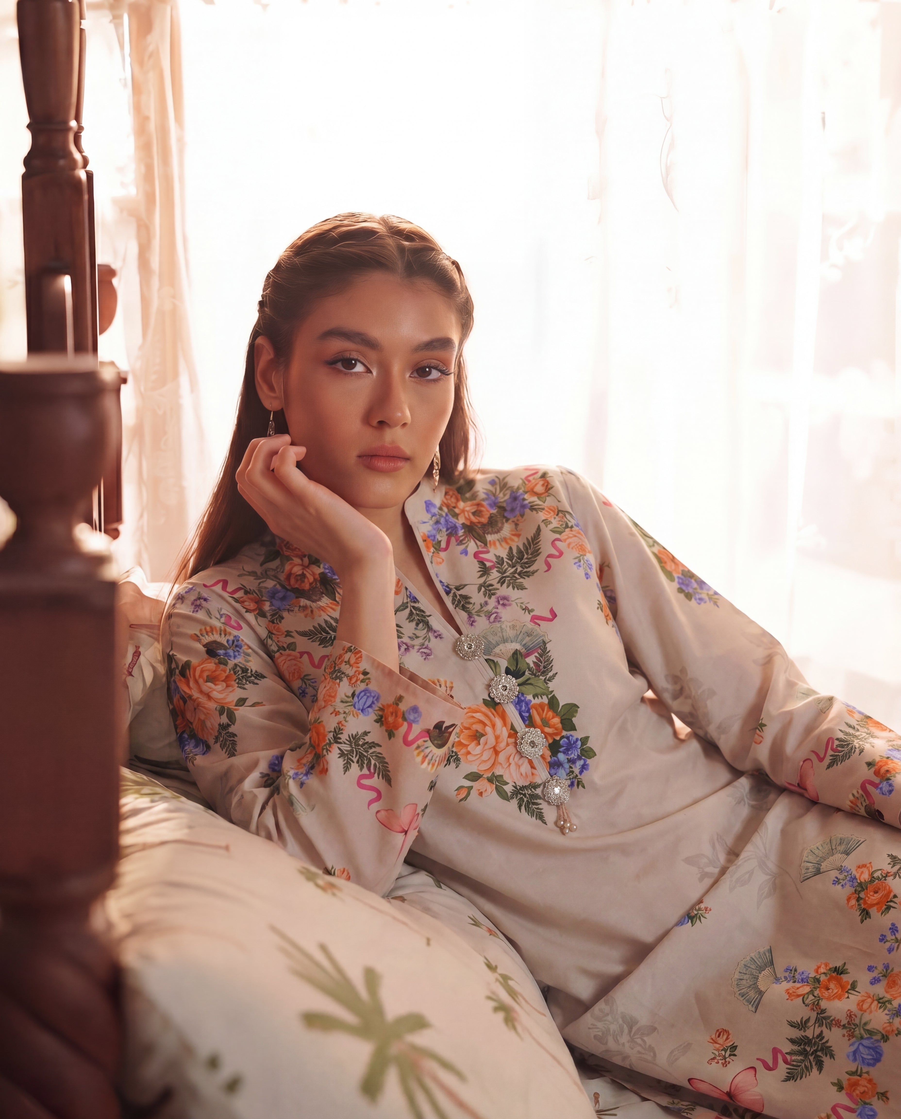 Afaq Premium Fabric Pakistani Summer Dresses - Sahiba-clothing - 5