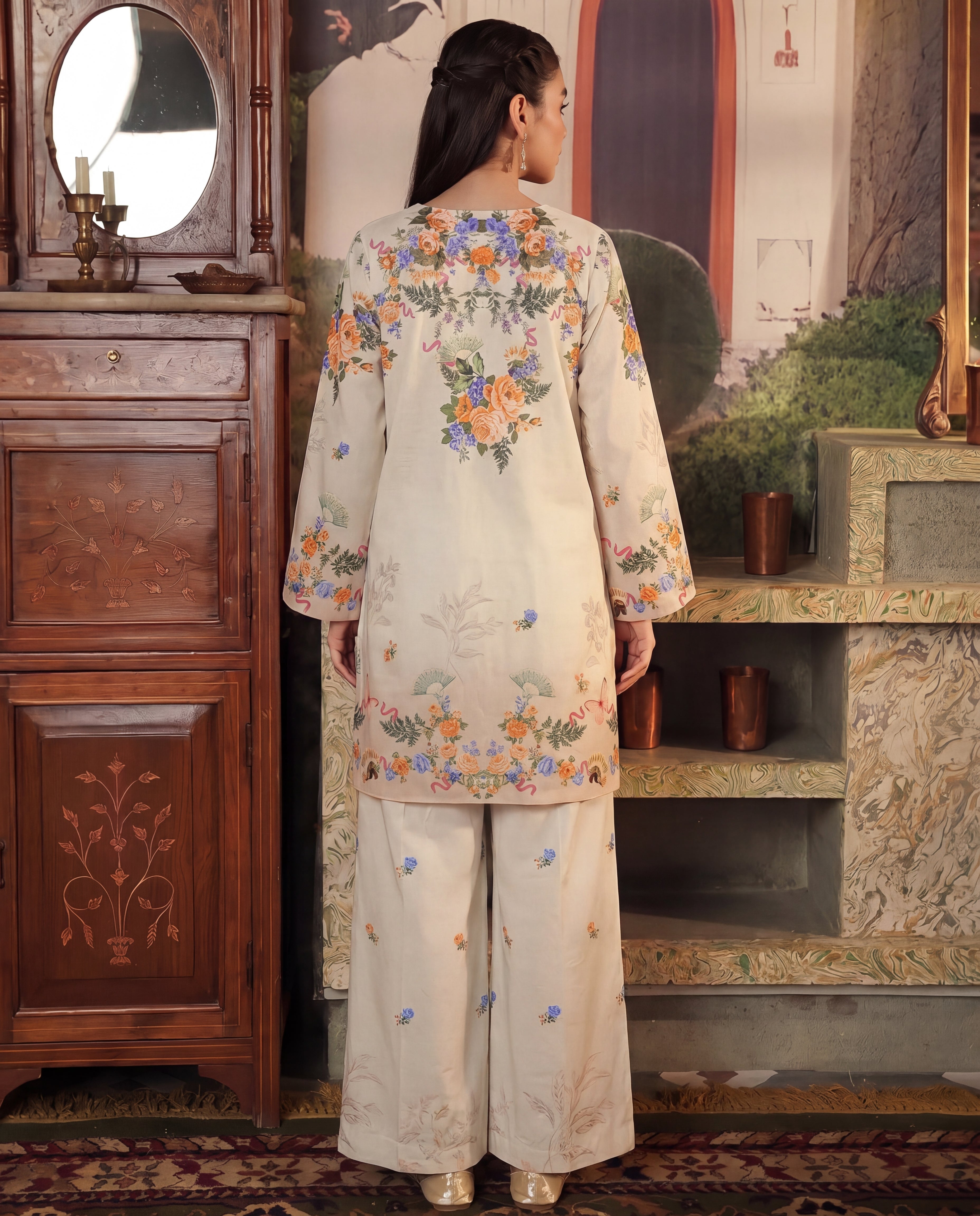 Afaq Premium Fabric Pakistani Summer Dresses - Sahiba-clothing - 4
